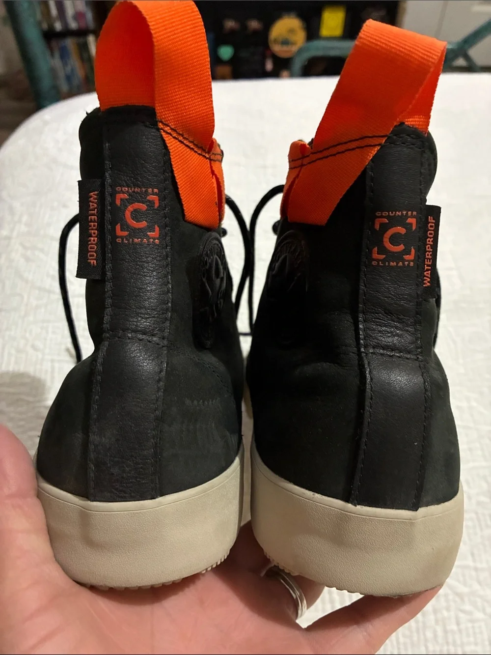 Converse Unisex Chuck 70 Explore Waterproof Sneaker Black/Orange/String 171439C - Picture 6 of 11